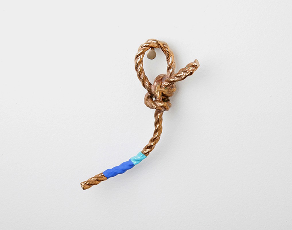 'Knot', 2010. Bronze, paint. Size: 7.5 x 5.5 x 2 inches. Ed. 5